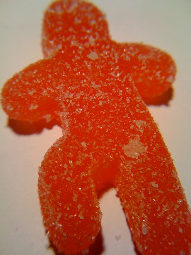 Ein Stück Zuckerwatte.