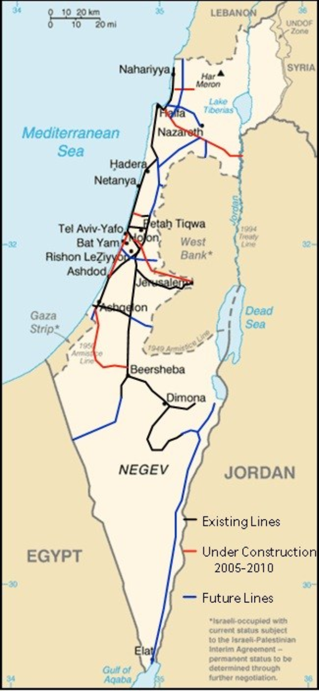 Eine detaillierte Karte von Israel und Palästina, die das Ausmaß des Konflikts hervorhebt, einschließlich geografischer Merkmale, Städte und territoriale Aufteilungen, begleitet von erklärendem Text.