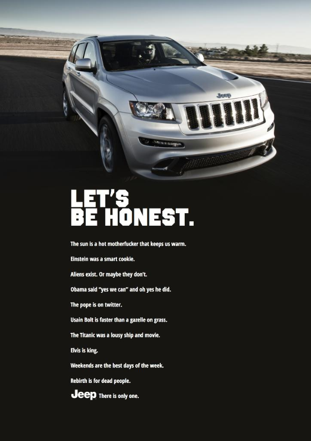 Ein Auto mit Text darunter, wahrscheinlich ein Meme oder ein bearbeitetes Bild.